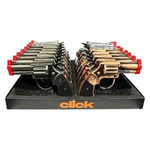 Click Dual Flame Gun Revolver Torch 16ct