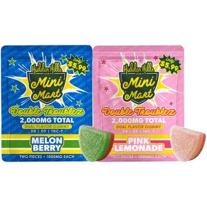 Hidden Hills Mini Mart Double Troublez 2000mg Gummies 2pk 30ct *PP $5.99*
