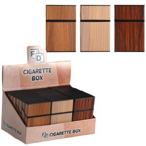Faded Daily Wooden Printed Cigarette Holder Box (FDX5135)