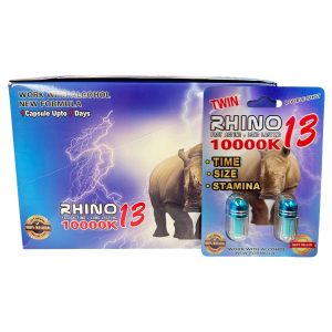Rhino 13 10000k Double Male Enhancement 24ct