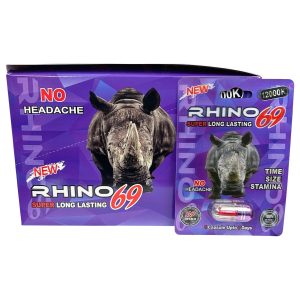 Rhino 69 12000K Single Male Enhancement 24ct