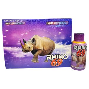 Rhino 69 Male Enhancement Liquid Shots 12ct