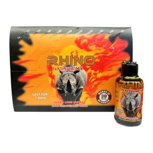 Rhino Platinum 25k Male Enhancement Shots 12ct