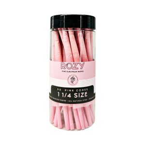 Rozy 1 1/4 Pink Cones 50ct Jar