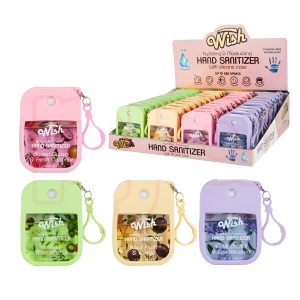 Wish Hand Sanitizer Spray With Silicone Holder 1.2oz 40ct - Assorted Scents #2