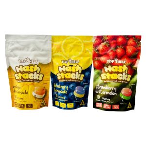 Top Shelf D8+D9+THC-P 2500mg Hash Stacks 10ct Gummies