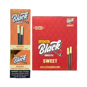 Good Times Black Smooth Tipped Cigars 2/$1.19 15/2ct