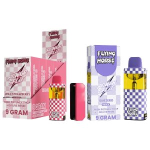 Flying Horse Power Split THC-P + D8 Live Resin 9g Disposable