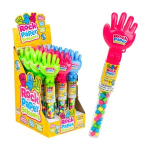 Kids Boom Rock Scissors Paper Candy 12ct Display