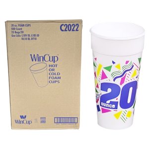 WinCup White 20oz Cups 500ct