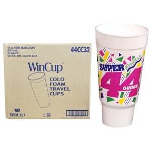 WinCup White 44Oz Cups 250Ct