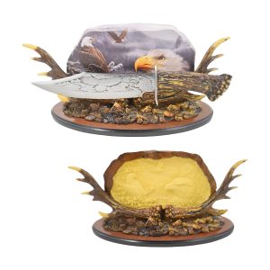 Snake Eye - Eagle Bowie W/ Wood & Antler Stand