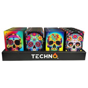 Techno Skull Card Lighter 20ct