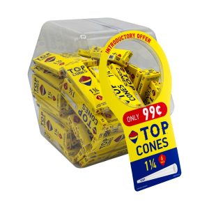 Top Cones 1 1/4 PP *$0.99* 6pk 72ct Jar
