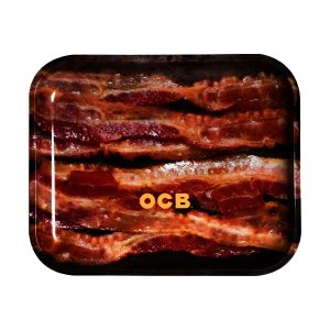 Ocb Small Rolling Tray - Bacon