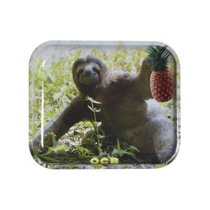 Ocb Small Rolling Tray - Sloth