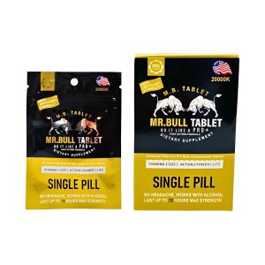 Mr. Bull Pro 20000k Tablet Dietary Supplement 1Pk 24Ct - Gold