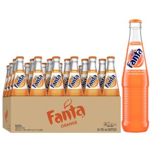 Fanta Glass Bottle 355ml 24ct - Orange Mexico