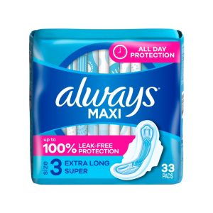 Always Maxi Pad Super Extra Long Size 3 33ct