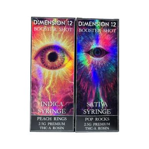 Dimension 12 THC-A Rosin 2.5g Premium Syringe