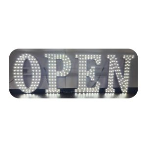 Business Image Led Sign White (OPEN)