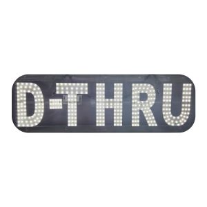 Business Image Led Sign White (D-THRU)