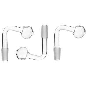 14mm Male 90 Degree Angle Oil Burner Joint 5ct - Clear