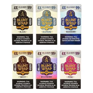 The Original Blunt Wrap Rillo Sized 4/$0.99 15/4ct