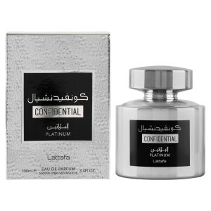 Lattafa Perfume 3.4oz - Confidential Platinum