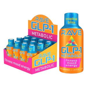 Rave Glp-1 Metabolic Fitness Mood Energy Shot 12ct