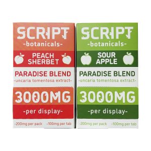 Script 3000mg Botanicals Paradise Blend 2pk 15ct