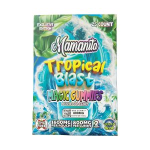 Mamanita 1600mg Magic Mushroom Gummies Candy 2pk 25ct