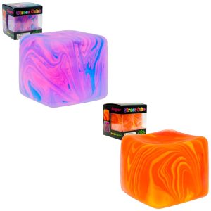 Stress Cube Super Solid Squish Toy - Assorted Colors