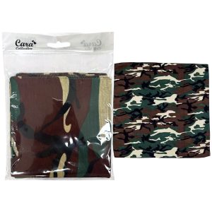 Cara Collection Bandana 1ct - Green Camo