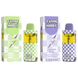 Flying Horse Power Split THC-P + D8 Live Resin 9g Disposable Pod