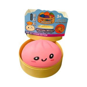 Bao Bun Mystery Rainbow Sugar Edition Dumpling Squishy Toy 12ct - Assorted Colors