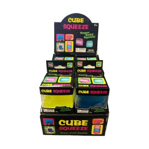 Super Solid Squish Cube Squeeze Toy 12ct