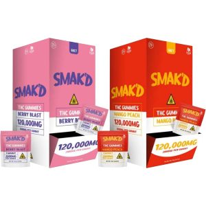 Smak'd THC 120,000mg Gummies 1pk 60ct