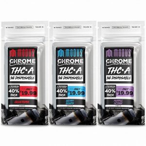 Modus THC-A Chrome *PP $19.99* 3g Disposable