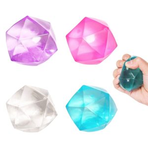 Super Solid Squish Polyhedron Squeeze Toy 12ct
