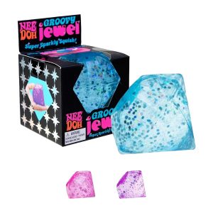 Nee Doh Sparkly Jewel Squish Toy 12ct