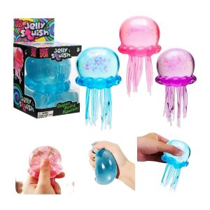 Nee Doh Super Solid Jelly Fish Squishy Toy 12ct