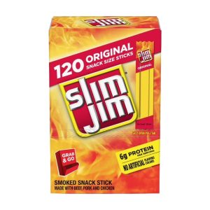 Slim Jim Spicy Meat Sticks 0.28oz 120ct 2/$0.89