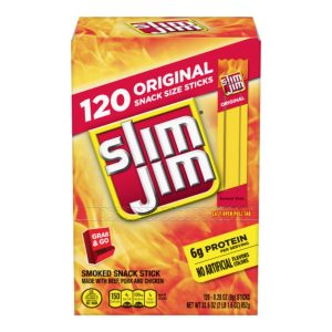 Slim Jim Original Meat Sticks 0.28oz 120ct 2/$1