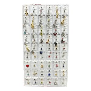 Belly Piercing Dangle & Stud Refill Tray 54ct - Gold & Silver