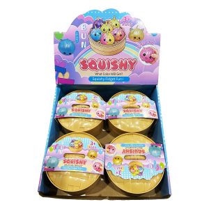 Bao Bun Jumbo Unicorn Glitter Squishy Toy 4ct