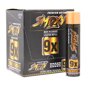 Smoxy 9X Premium Butane Lighter Refill 300ml 12ct