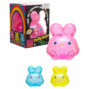 Nee Doh Super Solid Jelly Hops Squishy Toy 12ct