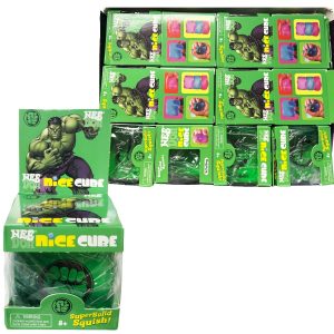 Nee Doh Nice Cube Avengers Hulk Squish Toy 12ct