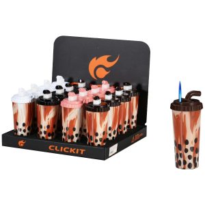 Clickit Boba Tea Cup Lighter 16ct